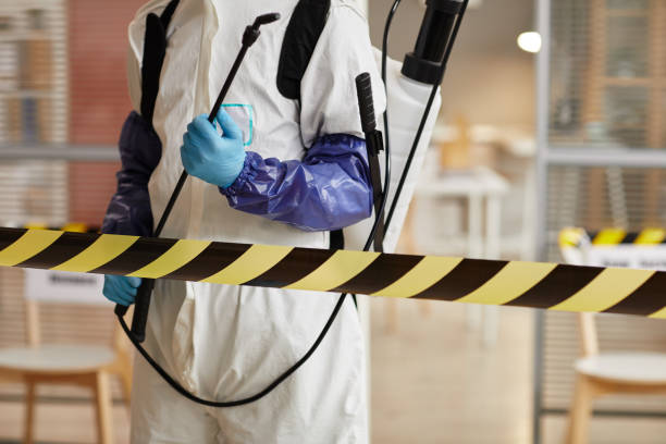 Professional Biohazard Cleanup technician working in Meadow Grove, NE